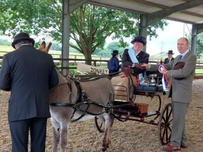 Habanero Supreme Driving Champion with Whip and Owner Mrs D Street