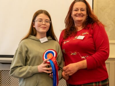 Eva Potter receives her National Points Award